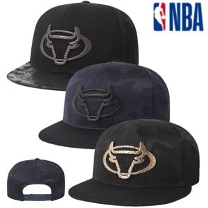 [NBA]N255AP623P GR 남여공용 엔비에이 시카고불스 빅 메탈 포인트 스냅백 모자