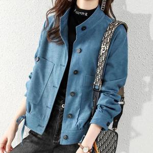 [패션시그널] 하이넥 버튼라인 스트링 자켓 C31784