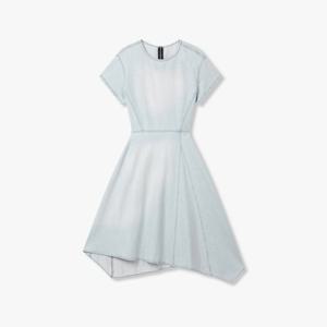 [보브]하프 슬리브 데님 플레어 원피스71153557001