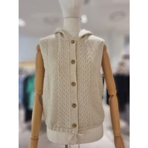 [레코브] 스트링 후드 니트베스트(LC41EXKV007X)