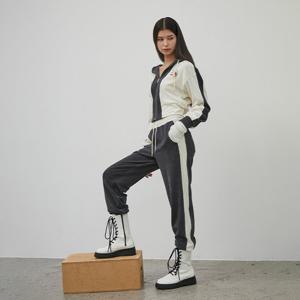 [에고이스트]컬러 블록 자수 포인트 코듀로이 캐쥬얼 팬츠 EQ4CP960