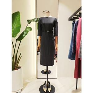 [모조에스핀] 보트넥 스트라이프 원피스 (J253XSE002)