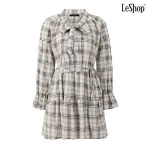 [르샵]러블리 체크 리본 미니원피스(DP3OW021A)