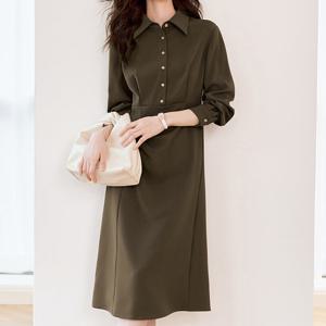 [패션시그널] 사이드셔링 셔츠 원피스 55E577