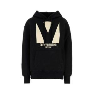 발렌티노 가라바니 후드 티셔츠 6B3MF24I960 0NO Black