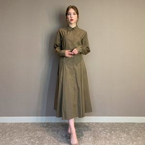 [파슨스] Shirring.Belted Dress     [MSPQ9OP04]