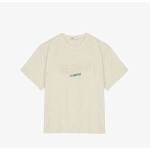 시티브리즈 웨이브 아플리케 로고 반팔 티셔츠 BB CTG2TS19 IV