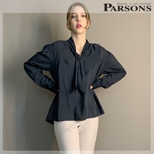 [파슨스] Tie.See-through Blouse [MSPR2BL06]