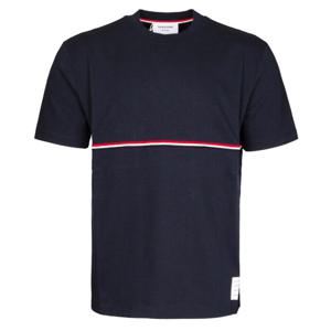 (명품) 톰브라운 삼선 반팔티 네이비 MJS221A