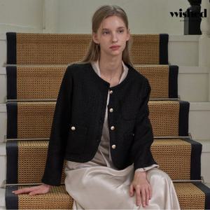 [위시드]골드 버튼 포인트 트위드 자켓 (WICCJK011)