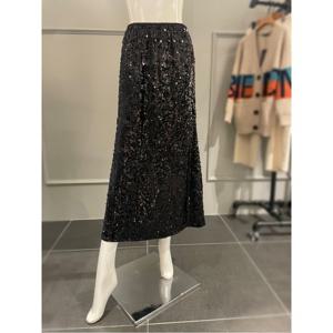 르니앤맥코이 허리밴딩 스팽글 롱 스커트 (MM11SK302HJY)