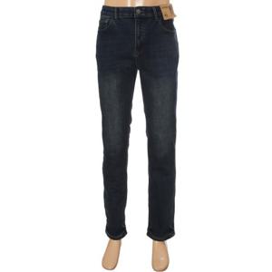 [뱅뱅]남녀공용 빅사이즈 인밴드 기모 슬림 스트레이트 스판 청바지 (BQK642)