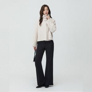 플라스틱아일랜드  (PR4HC061) 비죠장식 핸드메이드 숏 코트