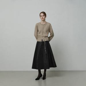 [25 F W] 잇미샤 페이크 레더 플레어 스커트 ITPBZLS730