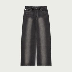 [행텐][행텐]남성 히든밴딩 백 브러쉬 슈퍼와이드 데님팬츠_165(