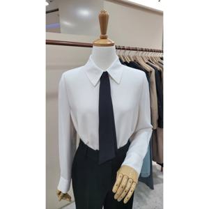 [케네스레이디]포잇츠 타이 블라우스 EVBLPJ9800