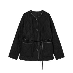 [올리브데올리브]레자배색 다이아 퀼팅패딩 OP5WMA91