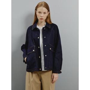 [아이잗컬렉션(피)]유틸리티 버튼업 데님 재킷 CRAA0JK121