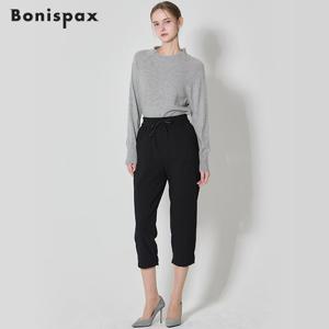 [보니스팍스(Bonispax)] 기모 밑단 뒷밴딩 투포켓 팬츠 (택가격 159000원)