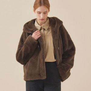 [매긴]페이크 퍼 후드 자켓_PBMF5W1JK1141