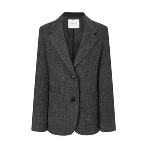 헤지스레이디스 (HSJA5D910) 헌팅 체크 싱글 자켓