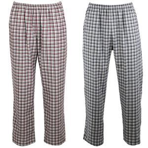 [비비안(언더웨어)]커플선염 형태안정 약기모 순면 체크 홈웨어겨울 잠옷바지EZ1952PEZ2952P