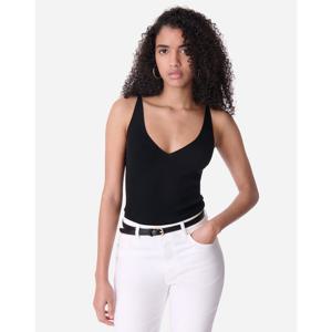 아떼바네사브루노 25SS 시즌오프 품절임박 블랙 골지 니트 뷔스티에 VISW5E210BK