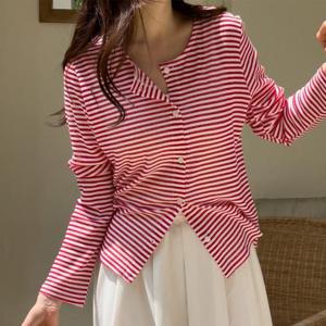 빅사이즈 506 썬업단가라심플가디건 DRDU666