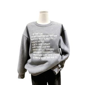 [비지트인뉴욕]그래픽 라운드 맨투맨 VBCLT60