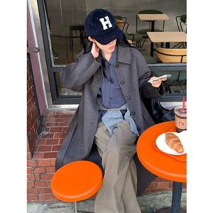 올리브데올리브 (OW5XHA53) 벨티드 울혼방 핸드메이드 맥코트