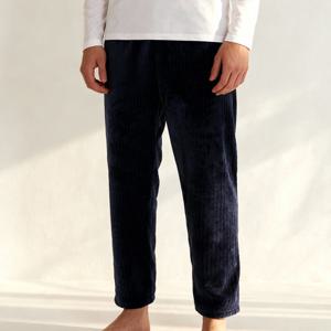 BYC 남자 겨울 엠보 밍크 극세사 홈웨어 잠옷 파자마 하의 바지 NEG1042