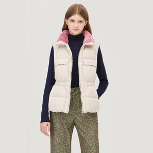 [베네통]컬러 퍼 덕다운 베스트 (BAPDE4561)