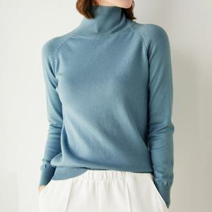 [올리비에스클로젯] 심플 하이넥 나그랑소매 니트_O2512KN627D