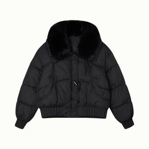 [막스카라]벨리 러블리 퍼 트리밍 다운 점퍼_M54QWM507ME