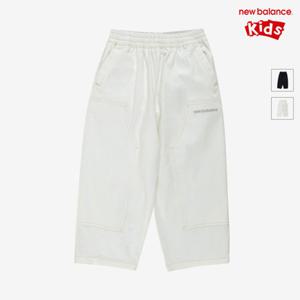 [뉴발란스키즈] NK9TG1204U(64) 크림 WE GROW TOGETHER) 더블니 세미배기 데님 팬츠