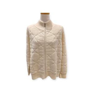 L2H15KCD070 등판 자수아트웍 퀼팅 뽀글이 투웨이 니트 집업