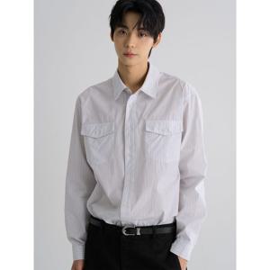 (456164SS10) [에잇세컨즈] 스트라이프셔츠  아이보리