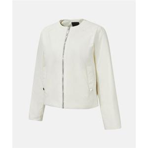 데상트 우먼스 라운드넥 패딩 자켓 화이트(SQ122PPD11) SQ122PPD11_CRM0 301577