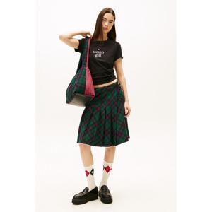 타미진  Tommy Girl  여성 타미걸 타탄 플리츠 미디 스커트 (T32G0WSC75TWT1)