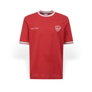 [헤지스] 남성 로고자수 면혼방 반팔티셔츠 HZTS6B055R2