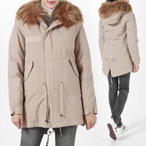 Mr & Mrs 라쿤퍼 여성 야상자켓 베이지 172PM332S XPFORA C67 C6051