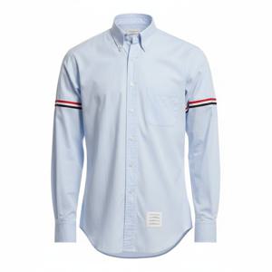 THOM BROWNE 25FW 클래식 코튼 포플린 암밴드 셔츠 (MWL150E 03113 480)