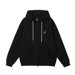 캉골 에센셜 집업 후디 5145 블랙 KSECZU51450