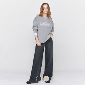 [지오다노]여성 봄 간절기 루즈 와이드핏 청바지 데님 팬츠 416535