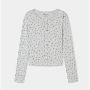 [후아유] Eyelet Long Sleeve Cardigan / WHLAG2323F