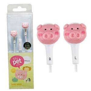 JMds 미니플러스 미니어처 스마트폰 이어폰 돼지 (EPA-03)
