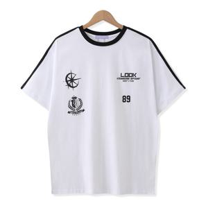 [엠엔씨][MNC] 배색 두줄라인 반팔티 (MDBT816WB)