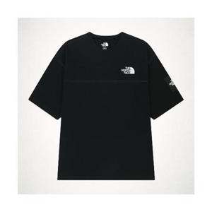 노스페이스 NT7UR04N 화이트라벨 스티치 다잉 반팔 라운드티BLACK 1694594
