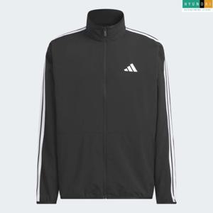 아디다스 현대백화점 [MAN] 3-스트라이프 레귤러 핏 라이트 우븐 트랙 탑 KR8907 인기트랙탑 [현대백화점 쇼핑백 증정]