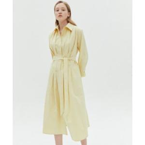 [더아이잗]더아이잗 핀턱 코튼 셔츠 원피스 IN2P0OP52